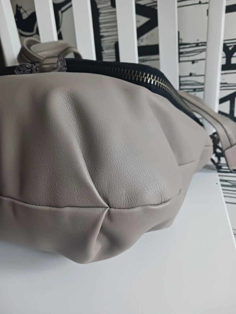 Anya Hindmarch Bits & Bobs Maxi Zip Hobo Shoulder/ Crossbody Bag